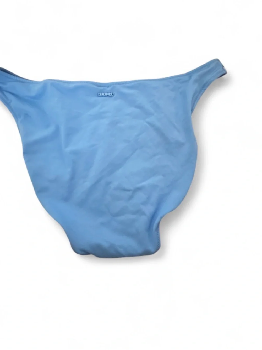 SKIMS SIGNATURE SWIM DIPPED MID COVERAGE BOTTOM/SIZE: L